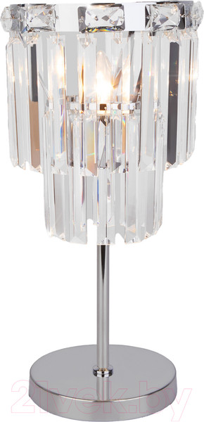 Изображение товара Прикроватная лампа Евросвет Strotskis 01136/1 (хром/прозрачный хрусталь)