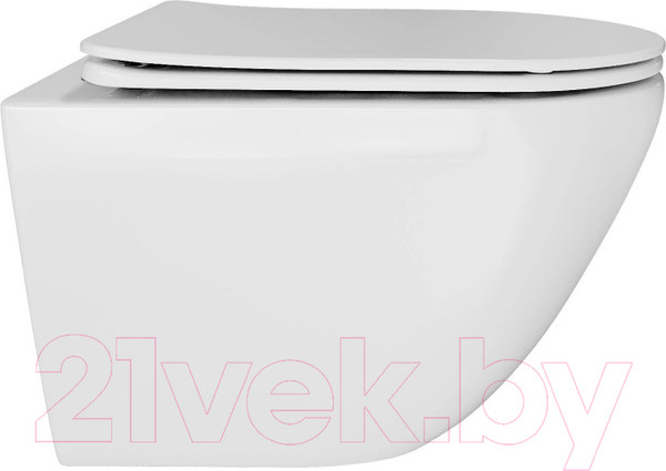 Изображение товара Унитаз подвесной White Wave Meridian Tornado Flush (белый глянец)