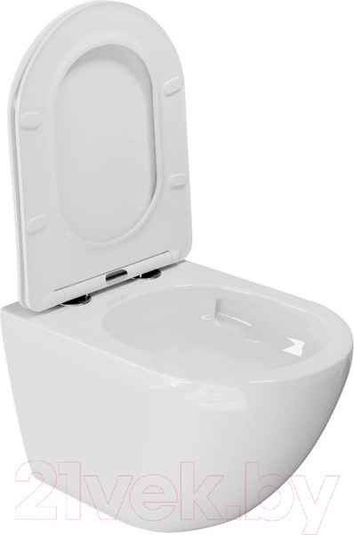 Изображение товара Унитаз подвесной White Wave Meridian Tornado Flush (белый глянец)