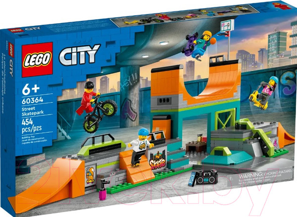 Конструктор Lego City Уличный скейт-парк 60364