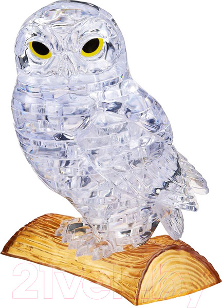 Изображение товара 3D-пазл Crystal Puzzle Сова белая / 90347