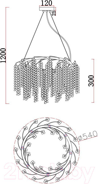 Изображение товара Люстра FAVOURITE 4108-8P
