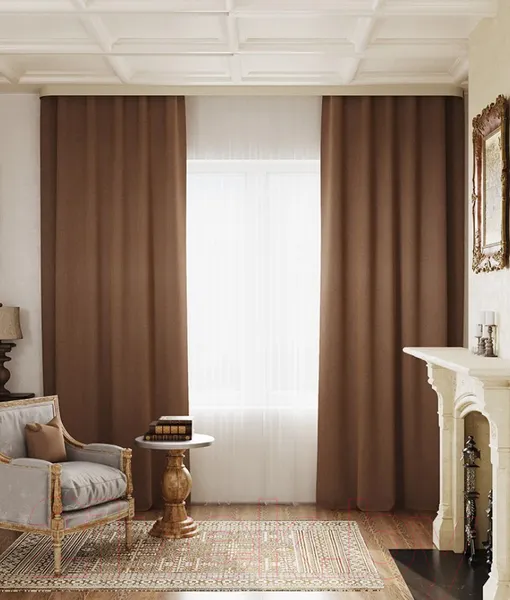 Изображение товара Штора LEGRAND Данди 180x280 / 58120249 (какао)