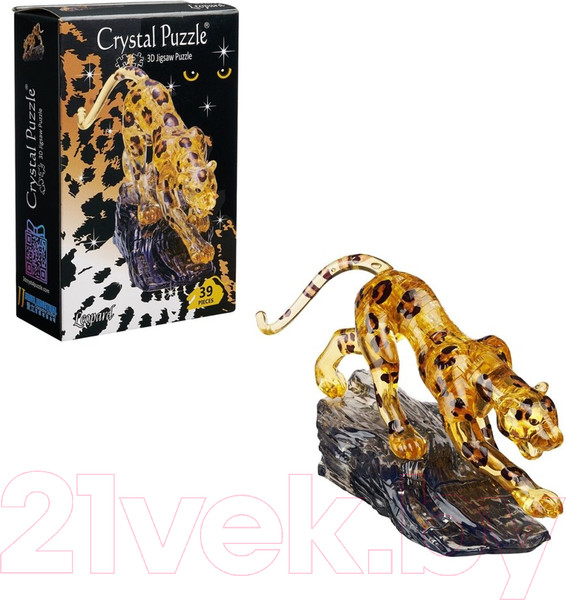 Изображение товара 3D-пазл Crystal Puzzle Леопард / 90269