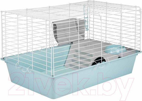 Изображение товара Клетка для грызунов ЕСО Роджер 80 №4 / 41834бирюз-бел
