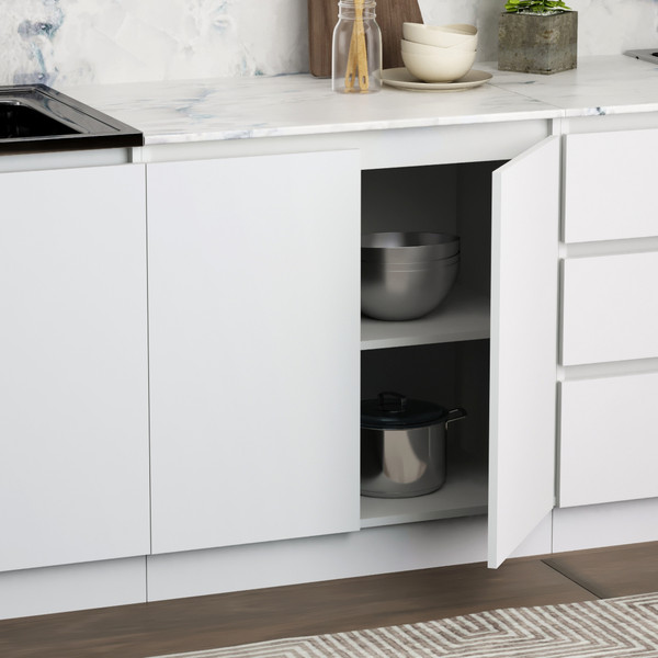 Изображение товара Кухонный гарнитур Артём-Мебель Мэри СН-114 ДСП 1.6м (белый)