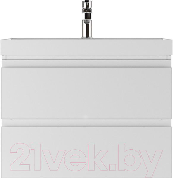 Изображение товара Тумба под умывальник Домино Classica 70 Graffo подвесная В2 / DGr2115T (белый глянец)