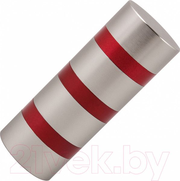Изображение товара Набор наконечников для карниза АС ФОРОС Тристан D25 (2шт, сатин/красный)
