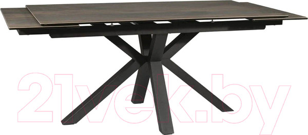 Изображение товара Обеденный стол Signal Columbus / COLUMBUSCBRC160 (эффект дерева/черный)