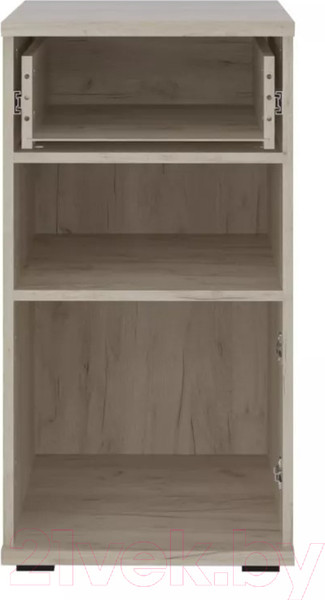 Изображение товара Тумба в прихожую Stolline Альянс 1 ящик 1 дв. / 435.11 (дуб крафт/белый глянец)