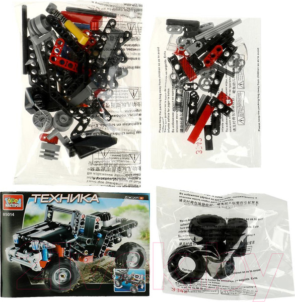 Изображение товара Конструктор Город мастеров Джип / 85014-ZH (141эл)