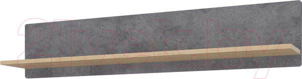 Изображение товара Полка Stolline Киото / СТЛ.339.10 (дуб небраска/бетон темный)