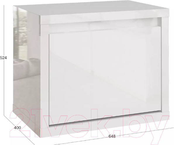 Изображение товара Тумба для обуви Stolline Норден / 413.02 (белый)