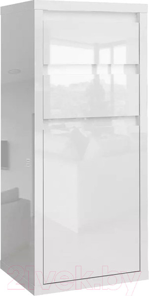 Изображение товара Тумба Stolline Норден с 2 ящиками и дверью / 413.04 (белый)