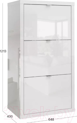 Изображение товара Тумба для обуви Stolline Норден / 413.07 (белый)