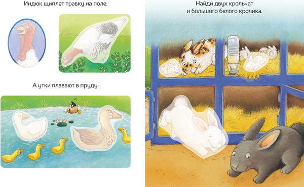 Изображение товара Развивающая книга Махаон Домашние животные. С наклейками, мягкая обложка (Демуано Кристель)