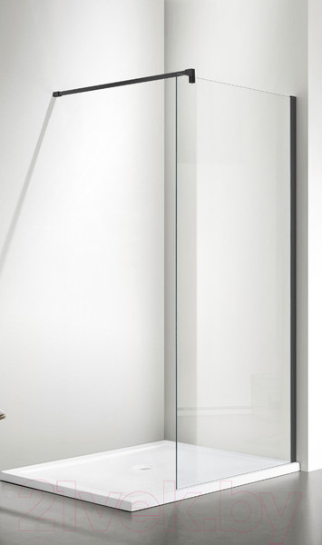 Изображение товара Душевая стенка Adema Реген 100 Walk-In (черный)