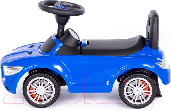 Изображение товара Каталка детская Полесье SuperCar №1 со звуковым сигналом / 94872 (синий)