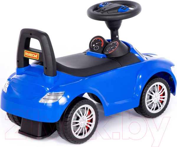 Изображение товара Каталка детская Полесье SuperCar №1 со звуковым сигналом / 94872 (синий)
