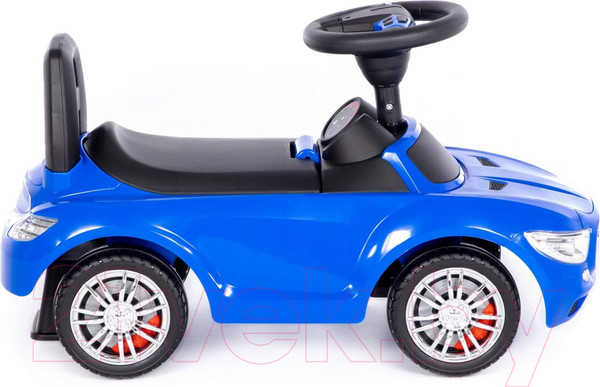 Изображение товара Каталка детская Полесье SuperCar №1 со звуковым сигналом / 94872 (синий)