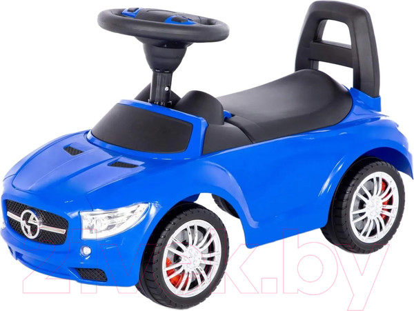Изображение товара Каталка детская Полесье SuperCar №1 со звуковым сигналом / 94872 (синий)
