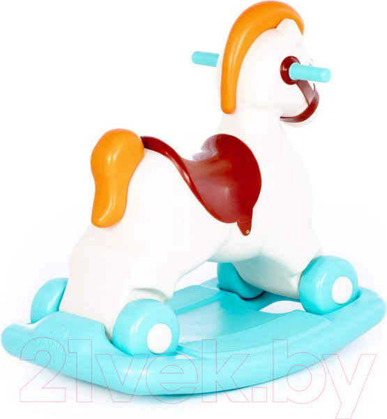 Изображение товара Качалка-каталка Полесье Пони Сафари / 96104 (бирюзовый)