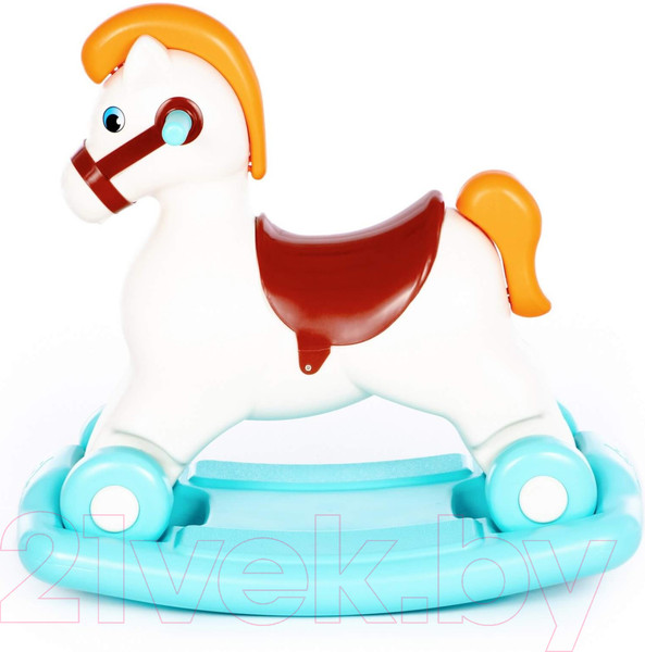 Изображение товара Качалка-каталка Полесье Пони Сафари / 96104 (бирюзовый)