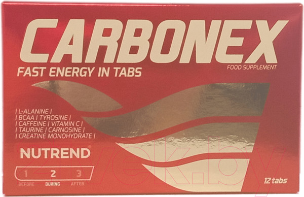 Изображение товара Предтренировочный комплекс Nutrend Carbonex / NT81070 (12шт)