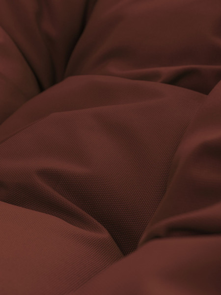 Изображение товара Кресло садовое M-Group Пончик / 12320105 (белый ротанг/коричневая подушка)