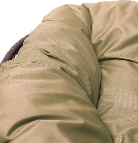 Изображение товара Кресло садовое M-Group Пончик / 12320201 (коричневый ротанг/бежевая подушка)