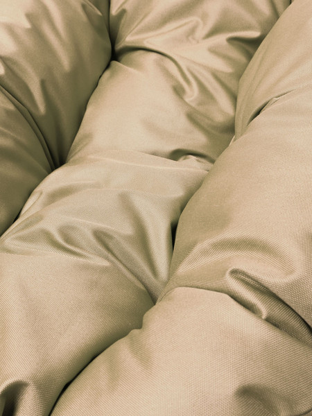 Изображение товара Кресло садовое M-Group Пончик / 12320201 (коричневый ротанг/бежевая подушка)