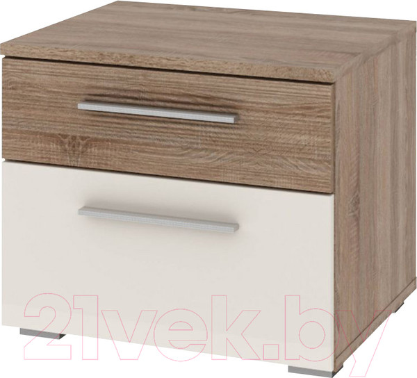 Изображение товара Прикроватная тумба Stolline Филадельфия / СТЛ.263.11 (дуб сонома трюфель/латте)