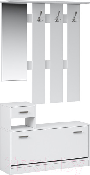 Изображение товара Секция в прихожую Империал Интер (белый)