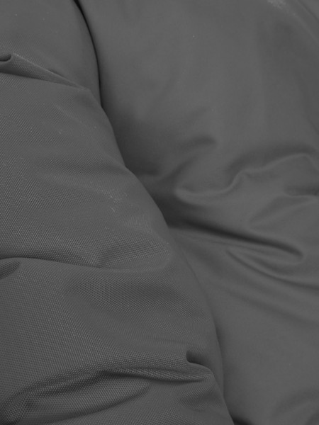 Изображение товара Кресло садовое M-Group Пончик / 12320409 (черный ротанг/серая подушка)