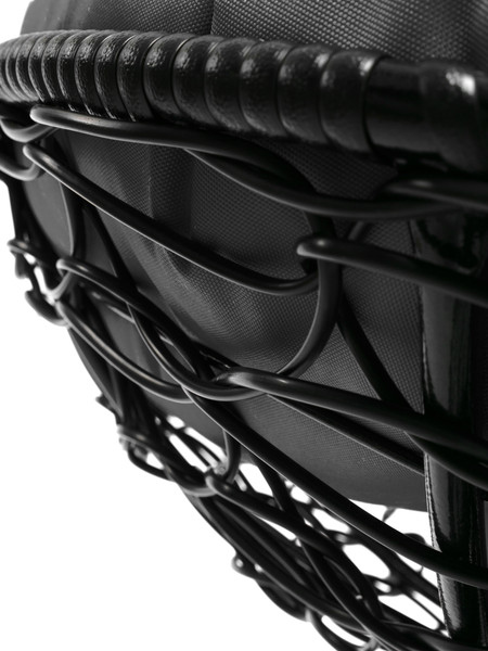 Изображение товара Кресло садовое M-Group Пончик / 12320409 (черный ротанг/серая подушка)