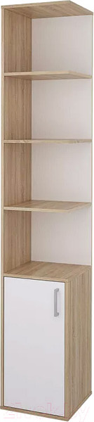 Изображение товара Стеллаж Stolline Мика / СТЛ.165.13 (дуб сонома/белый)