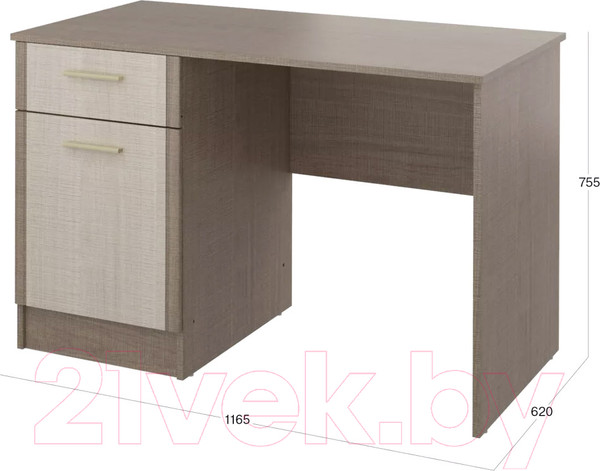 Изображение товара Письменный стол Stolline Юта / СТЛ.359.08 (крослайн карамель/латте)