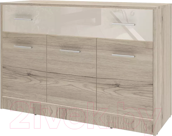 Изображение товара Тумба Stolline Лациа / СТЛ.418.04 (дуб санремо/крем бежевый)