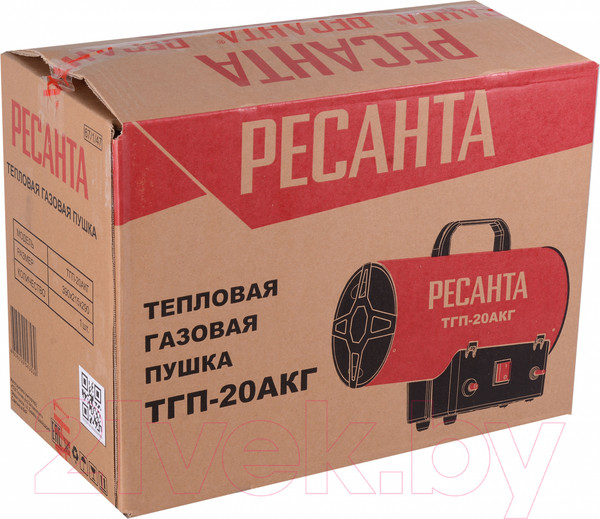 Изображение товара Тепловая пушка газовая Ресанта ТГП-20АКГ (67/1/47)