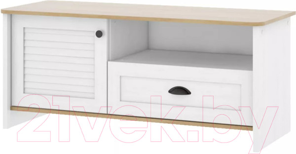 Изображение товара Тумба Stolline Тифани под TV / СТЛ.305.13 (дуб небраска/белый)
