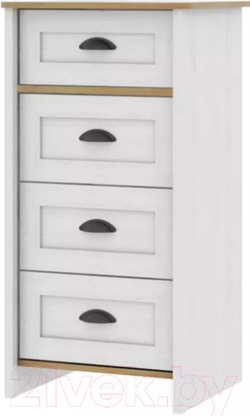 Изображение товара Комод Stolline Тифани / СТЛ.305.17 (дуб небраска/белый)