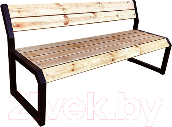Изображение товара Скамья садовая M-Group Модерн 40 / 18190420 (2м)