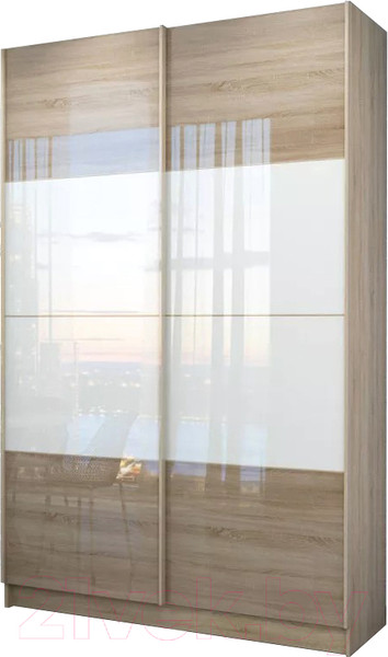 Изображение товара Шкаф-купе Stolline Марвин-3 2-х дверный / СТЛ.299.05 (дуб сонома/белый глянец/дуб светлый)