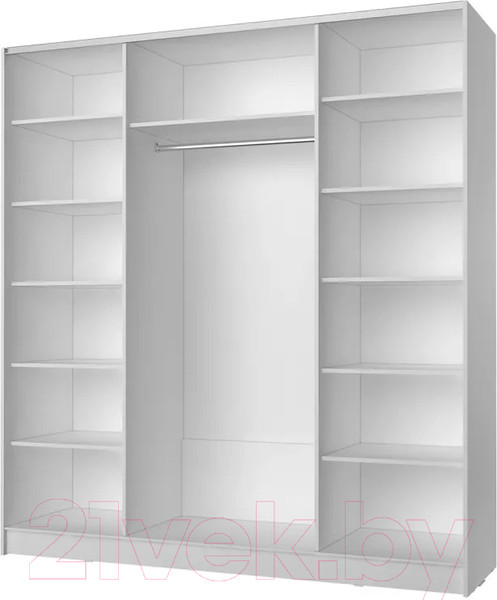 Изображение товара Шкаф-купе Stolline Марвин-3 2-х дверный / СТЛ.532.02 (белый/белый глянец)