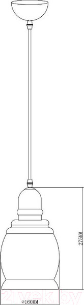 Изображение товара Потолочный светильник ESCADA Fireside 1101/1