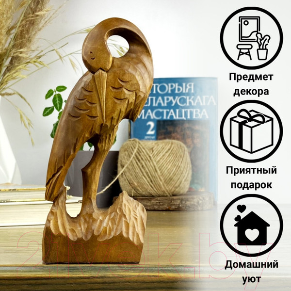 Изображение товара Статуэтка Брестская Фабрика Сувениров Аист / busel_bn (коричневый)