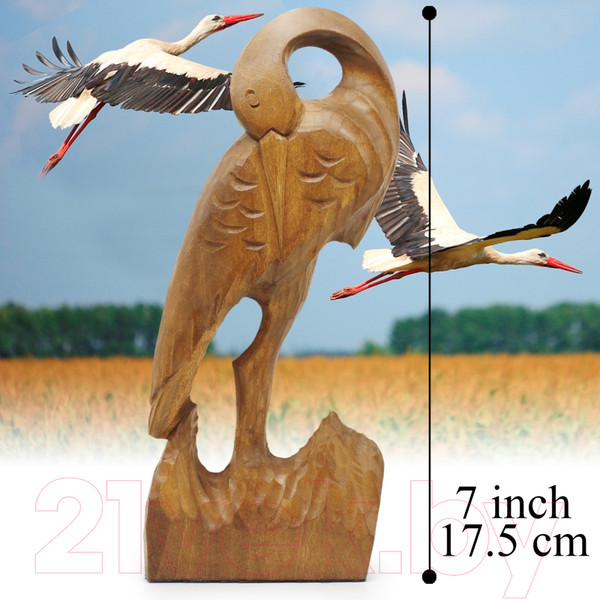 Изображение товара Статуэтка Брестская Фабрика Сувениров Аист / busel_bn (коричневый)