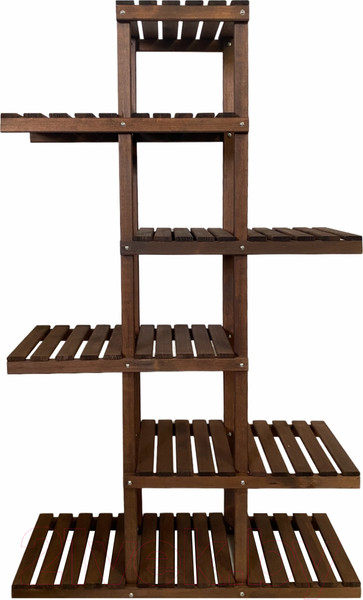 Изображение товара Стойка для цветов БСМ Шестиярусная БСМ0063.01 (коричневый)