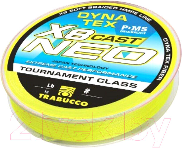 Изображение товара Леска плетеная Trabucco Dyna-Tex X8 Neo Cast 0.20мм 150м / 054-14-120
