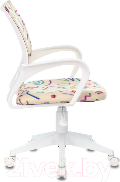 Изображение товара Кресло детское Бюрократ Burokids 1W / 1920820 (песочный Sticks 02/пластик белый)
